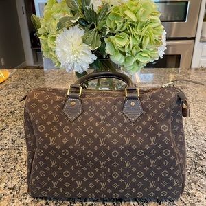 Louis Vuitton Linen Speedy 30